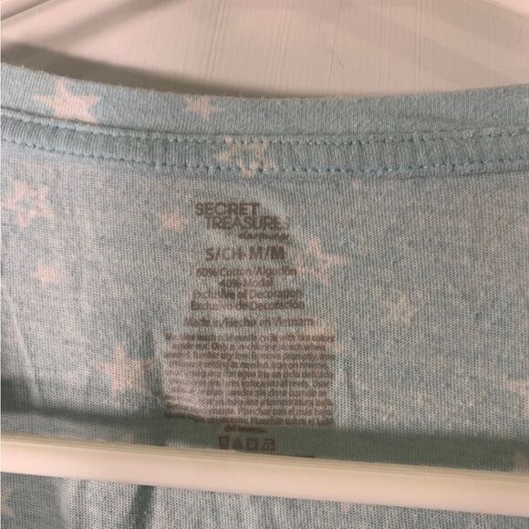 Secret Treasures S/M Blue Sleep Shirt - Picture 3 of 4